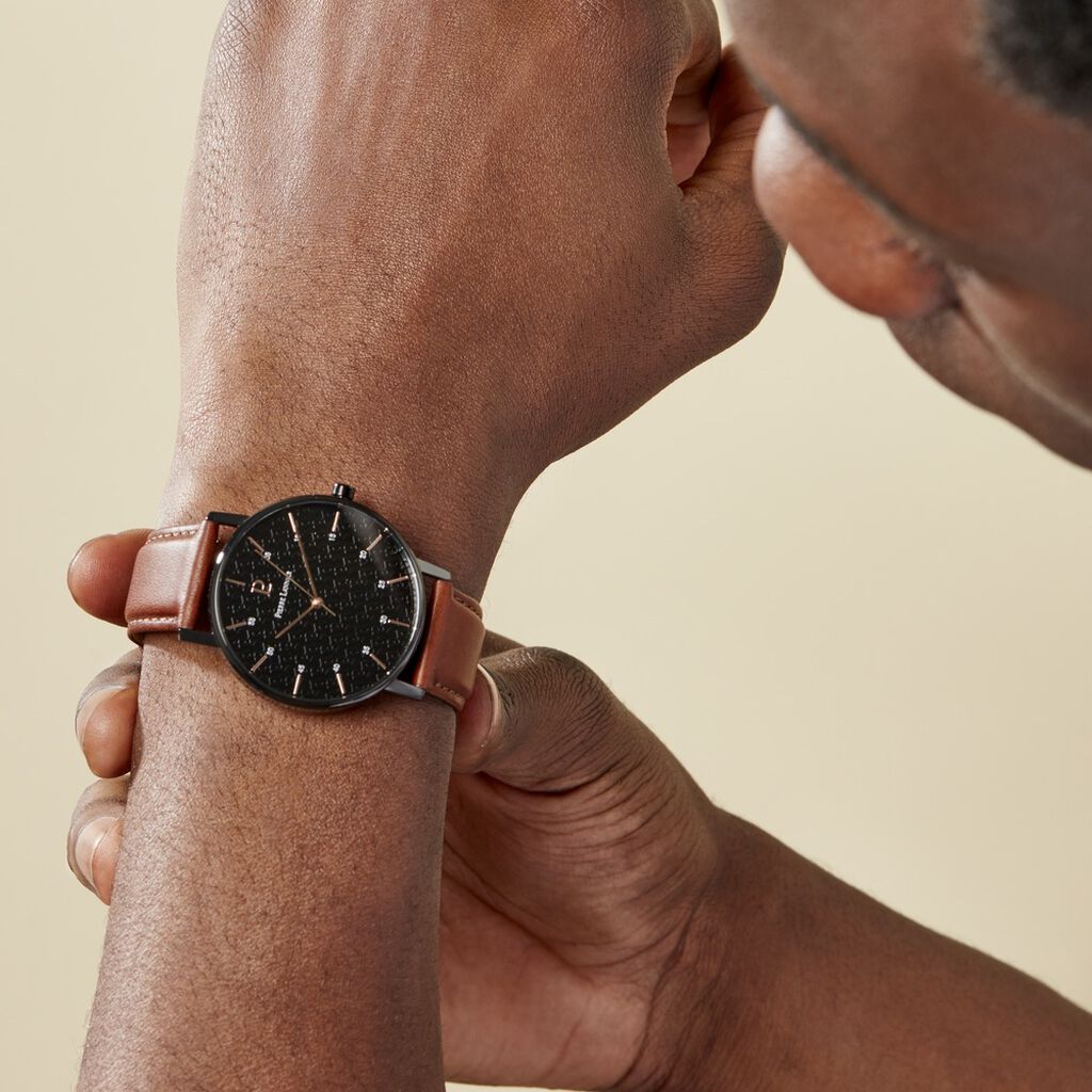 Montre Pierre Lannier Collection Cityline Noir - Montres Homme | Histoire d’Or