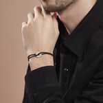 Bracelet Raphael Argent Blanc - Bracelets cordon Homme | Histoire d&rsquo;Or
