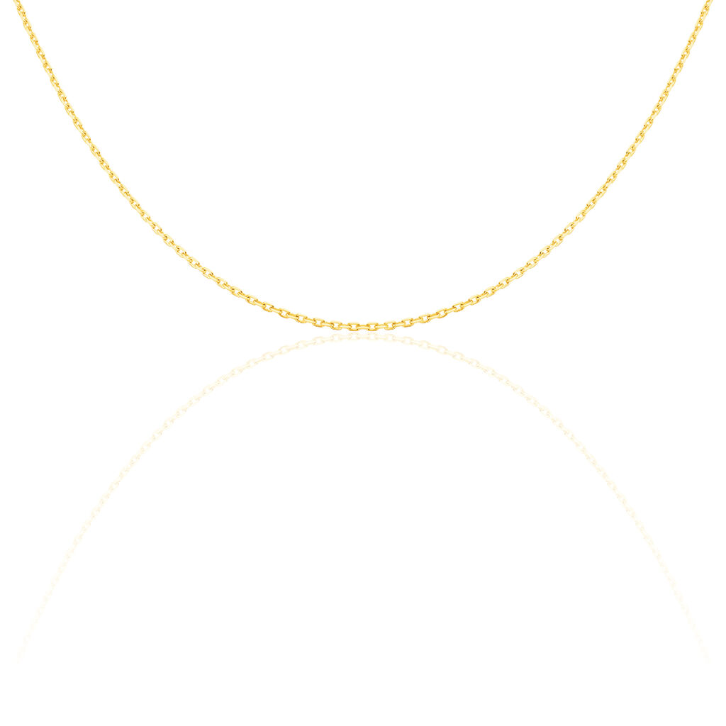 Chaîne Igoa Maille Forçat Diamantee Or Jaune - Chaines Femme | Histoire d’Or