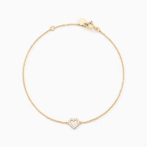 Bracelet Eufemia Or Jaune Oxyde De Zirconium - Bracelets Femme | Histoire d’Or