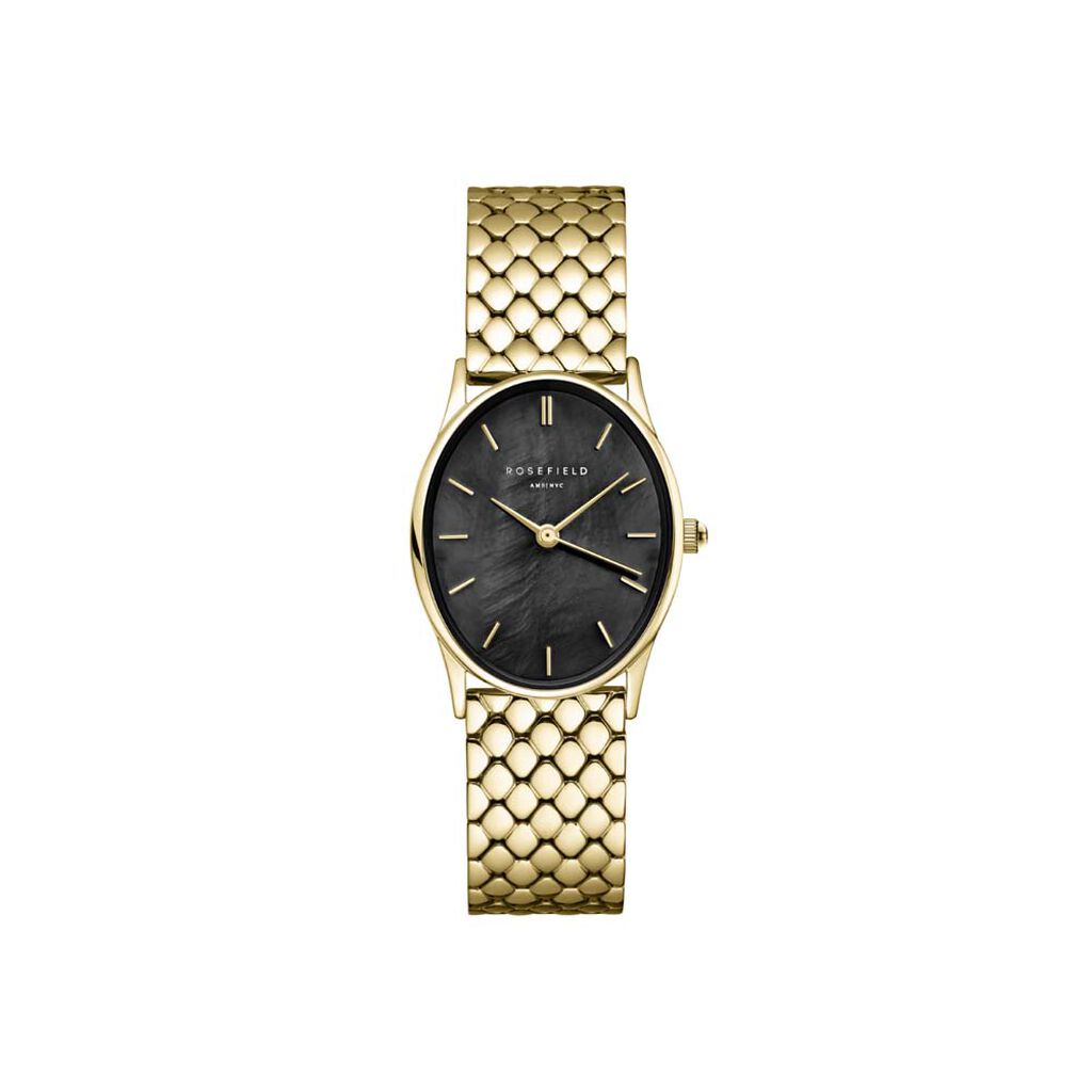 Montre Rosefield Oval Noir - Montres Femme | Histoire d’Or