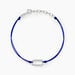 Bracelet Infini Pop Argent Blanc - Bracelets cordon Femme | Histoire d’Or