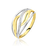 Bague Volcania Or Bicolore Diamant - Bagues avec pierre Femme | Histoire d&rsquo;Or
