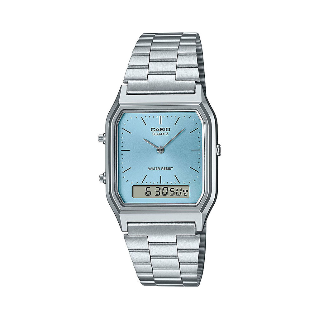 Montre Casio Collection Vintage Bleu - Montres Unisex | Histoire d&rsquo;Or