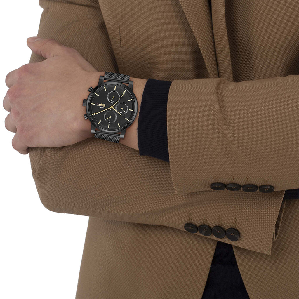 Montre Lacoste Replay Noir - Montres Homme | Histoire d&rsquo;Or
