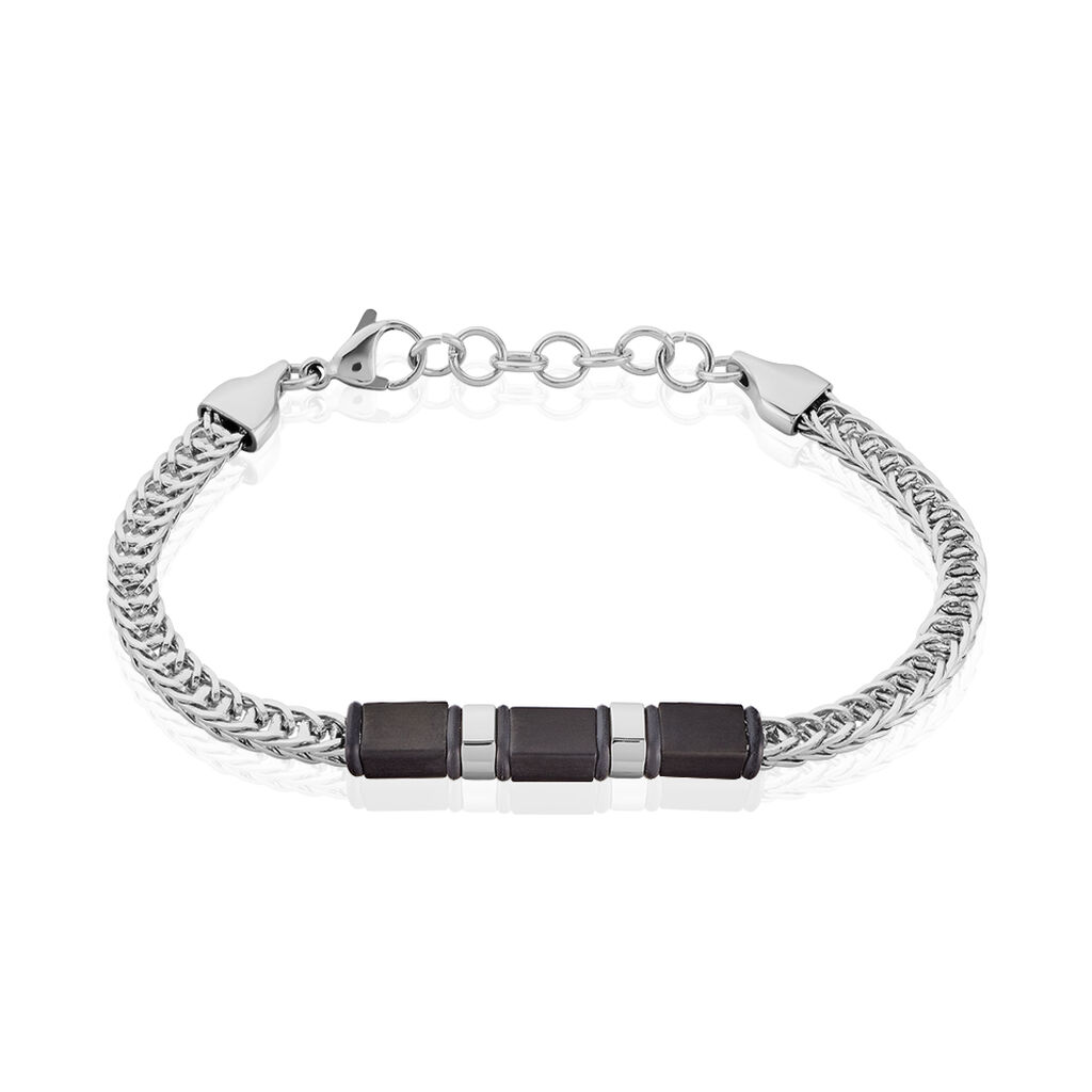 Bracelet Leonard Acier Bicolore - Bracelets Homme | Histoire d’Or