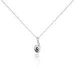 Collier Armance Argent Blanc Perle D'imitation Oxyde - Colliers Femme | Histoire d&rsquo;Or