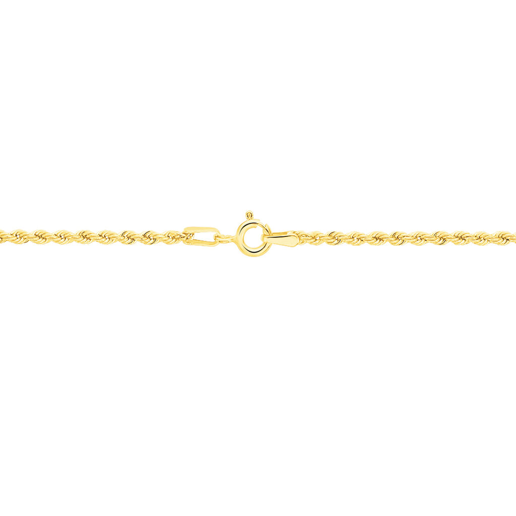 Collier Jerry Maille Corde Or Jaune - Chaines Femme | Histoire d’Or