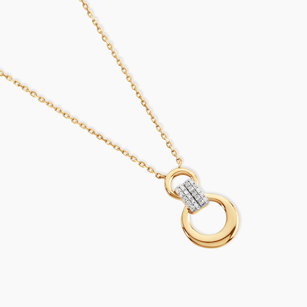 Collier Sena Or Jaune Diamant - Colliers  | Histoire d&rsquo;Or