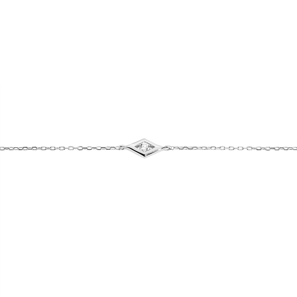Bracelet Eirena Or Blanc Diamant - Bracelets Femme | Histoire d’Or