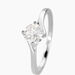 Bague Afsa Argent Blanc Oxyde De Zirconium - Bagues solitaires Femme | Histoire d’Or