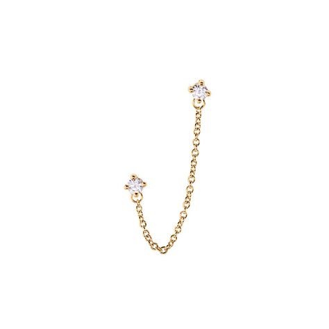 Bijou D'oreille Unitaire Pendante Plaqué Or Jaune Dofi Oxyde - Boucles d'oreilles fantaisie Femme | Histoire d’Or