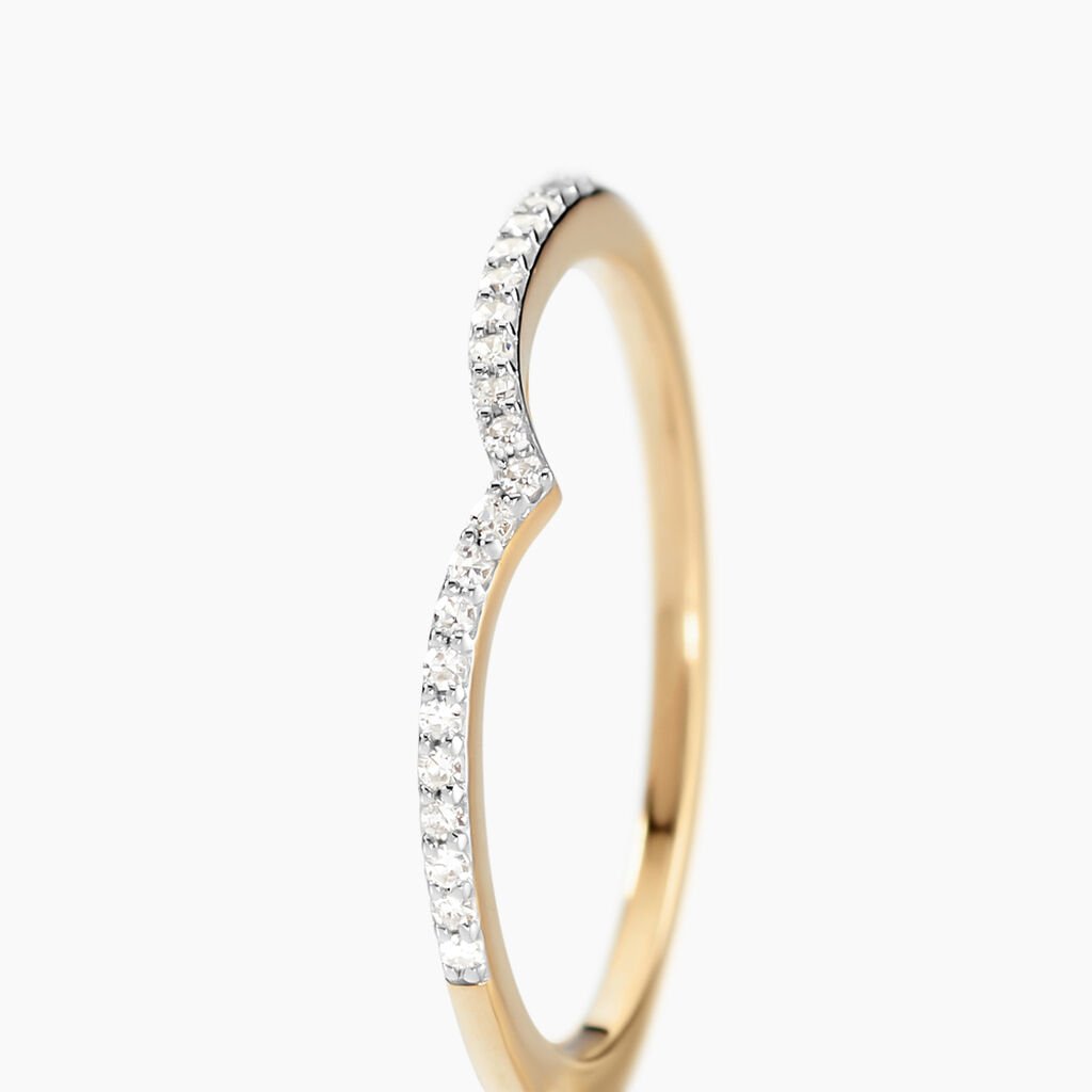 Alliance Les Inseparables Or Jaune Diamant - Alliances Femme | Histoire d’Or