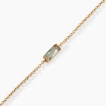 Bracelet Luccia Plaqu&eacute; Or Dor&eacute; Pierre D'imitation - Bracelets Femme | Histoire d&rsquo;Or