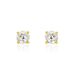 Boucles D'oreilles Puces Or Jaune Victoria Diamants - Clous d'oreilles Femme | Histoire d’Or