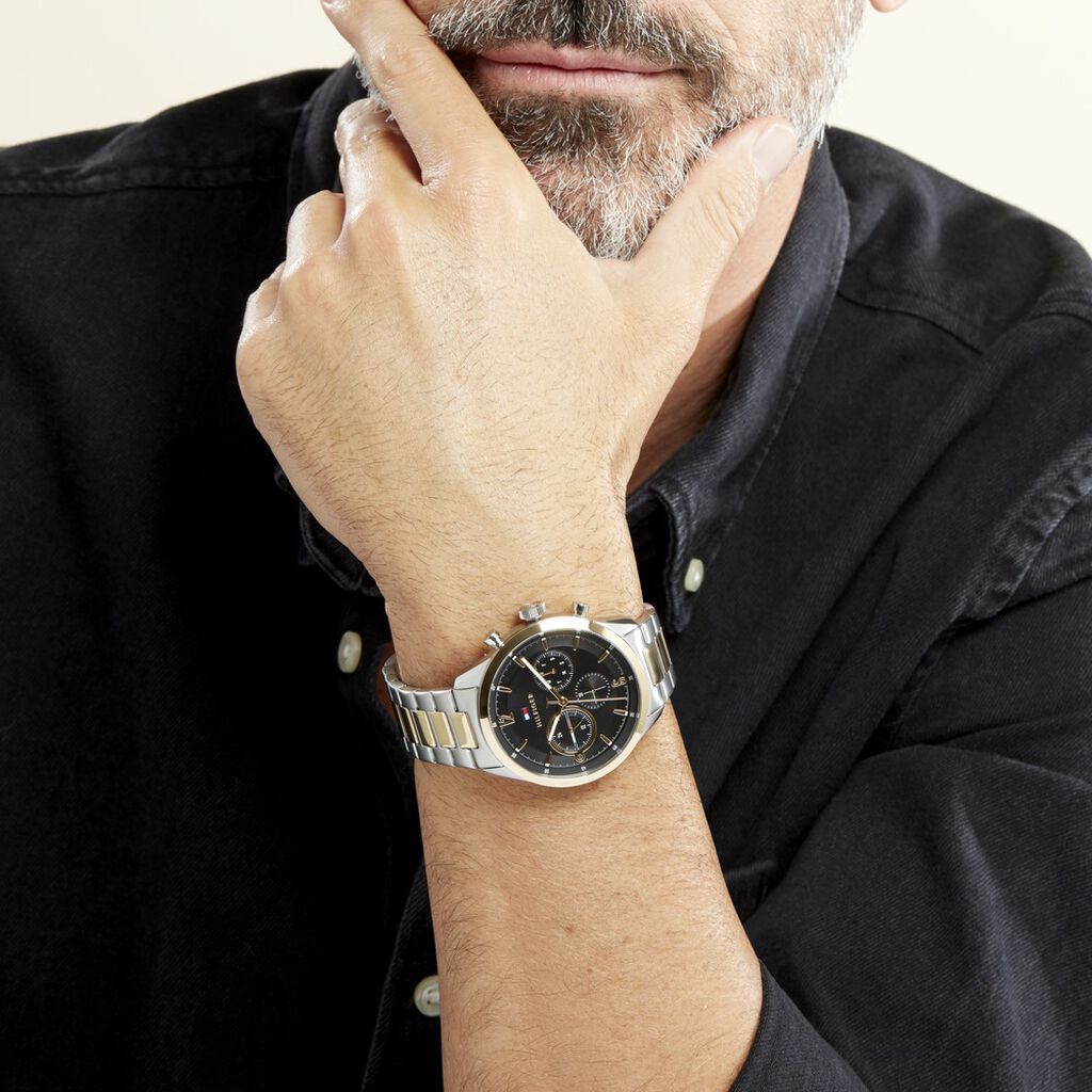 Montre Tommy Hilfiger Matthew Noir - Montres Homme | Histoire d’Or