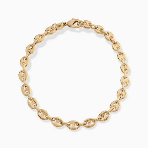Bracelet William Plaqu&eacute; Or Jaune - Bracelets cha&icirc;ne Femme | Histoire d&rsquo;Or