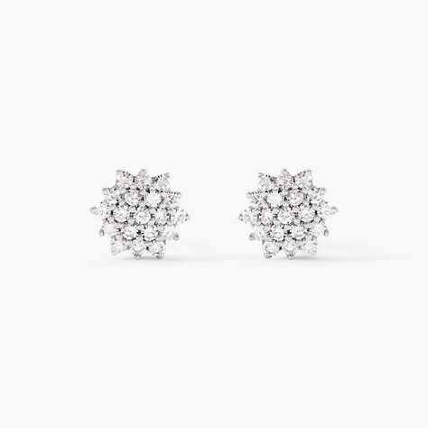 Boucles D'oreilles Puces Caliopee Or Jaune Diamant - Clous d'oreilles Femme | Histoire d&rsquo;Or