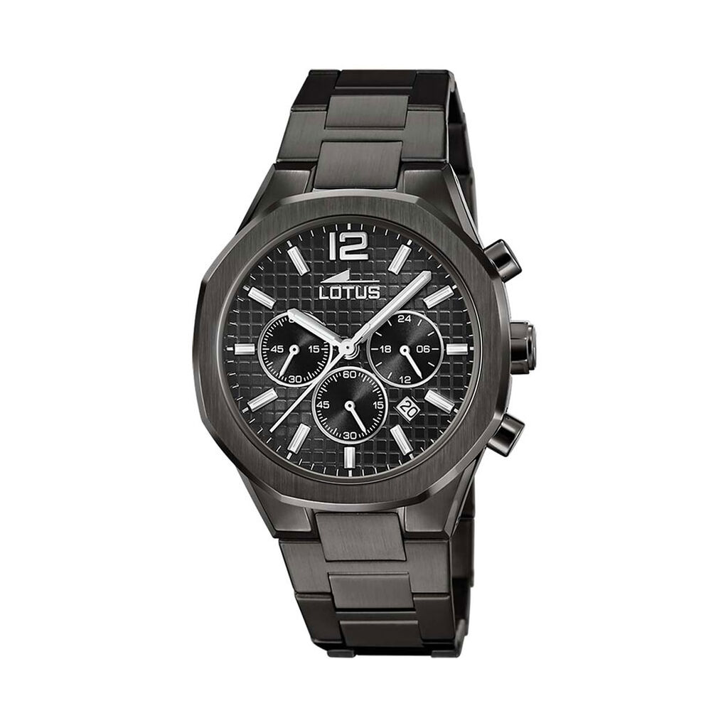 Montre Lotus Excellent Noir - Montres Homme | Histoire d&rsquo;Or