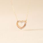 Collier Anthime Or Tricolore Oxydes De Zirconium - Colliers Famille | Histoire d&rsquo;Or