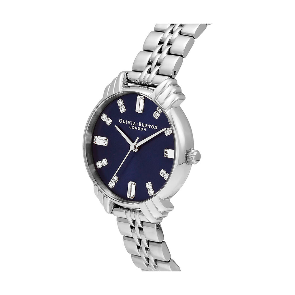 Montre Olivia Burton Art Deco Bleu - Montres Femme | Histoire d&rsquo;Or