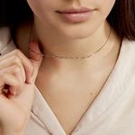 Cha&icirc;ne Alyze Argent Blanc - Chaines Femme | Histoire d&rsquo;Or