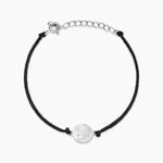 Bracelet Zahide Argent Blanc Oxyde De Zirconium - Bracelets cordon Femme | Histoire d&rsquo;Or
