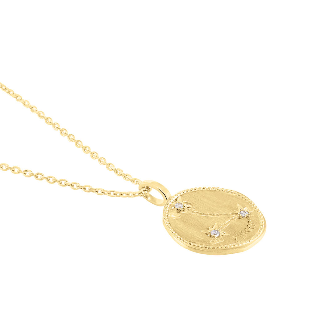 Collier Iago Plaqu&eacute; Or Oxydes De Zirconium - Colliers Femme | Histoire d&rsquo;Or