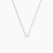 Collier Court Argent Blanc Lylwenn Oxyde De Zirconium - Ras de cou Femme | Histoire d’Or
