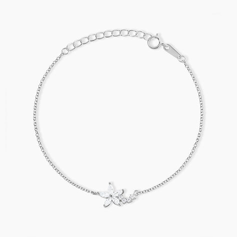 Bracelet Argent Florencio Oxydes De Zirconium - Bracelets Femme | Histoire d&rsquo;Or