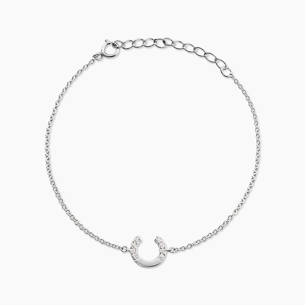 Bracelet Cyrine Argent Blanc Oxyde De Zirconium - Bracelets Femme | Histoire d&rsquo;Or