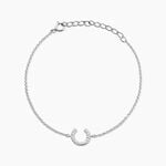 Bracelet Cyrine Argent Blanc Oxyde De Zirconium - Bracelets Femme | Histoire d&rsquo;Or