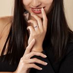 Alliance Veira Ruban Bomb&eacute; Or Blanc - Alliances Unisex | Histoire d&rsquo;Or