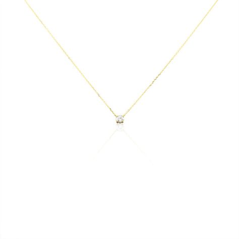 Collier Aphrodite Or Jaune Diamant Synthetique - Colliers Femme | Histoire d’Or