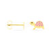 Boucles D'oreilles Puces Cali Tortue Or Jaune - Clous d'oreilles Enfant | Histoire d’Or