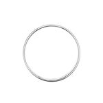 Alliance Pricilia Ruban Plat Or Blanc - Alliances Unisex | Histoire d&rsquo;Or