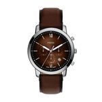 Montre Fossil Neutra Chrono Marron - F&ecirc;te des p&egrave;res Homme | Histoire d&rsquo;Or