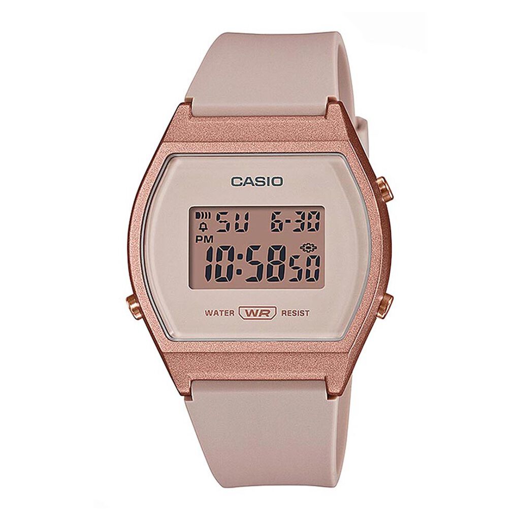 montre casio collection vintage rose