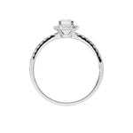 Bague Solitaire Lena Or Blanc Diamant - Bagues solitaires Femme | Histoire d&rsquo;Or