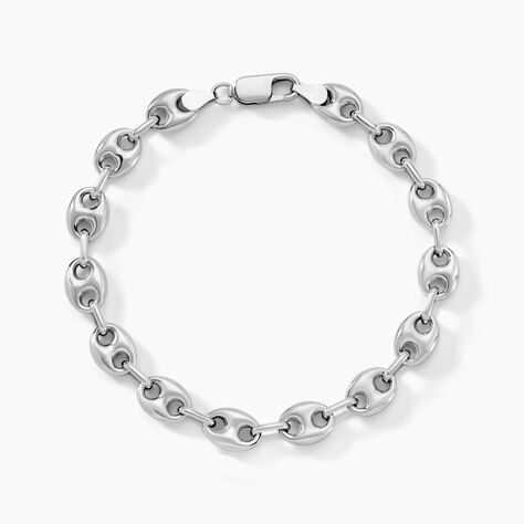 Bracelet Carrus Argent Blanc - Bracelets chaîne Homme | Histoire d’Or