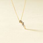 Collier Soukayna Or Bicolore Diamant - Colliers Femme | Histoire d&rsquo;Or