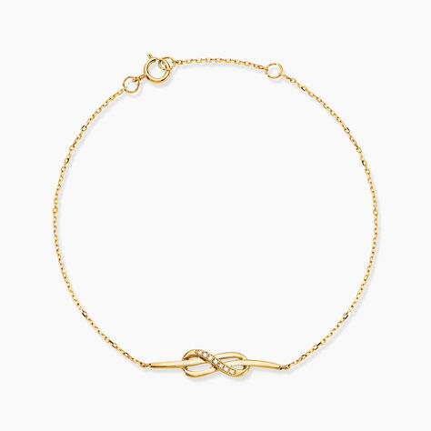 Bracelet Rabindra Or Jaune Diamant - Bracelets Femme | Histoire d&rsquo;Or