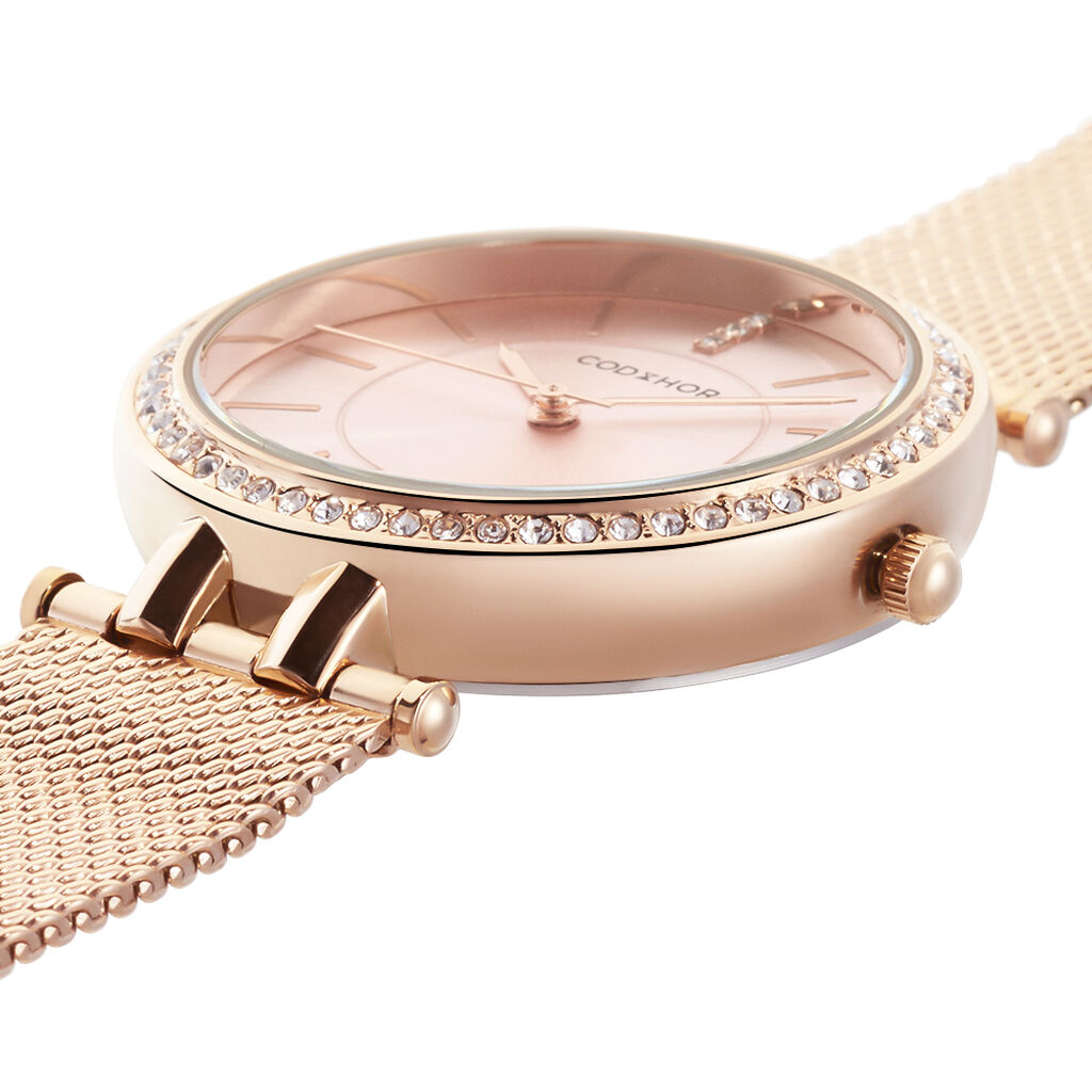 Montre Codhor Celinia Doré Rose - Montres Femme | Histoire d’Or
