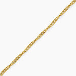Bracelet Cinthia Acier Jaune - Bracelets cha&icirc;ne Femme | Histoire d&rsquo;Or