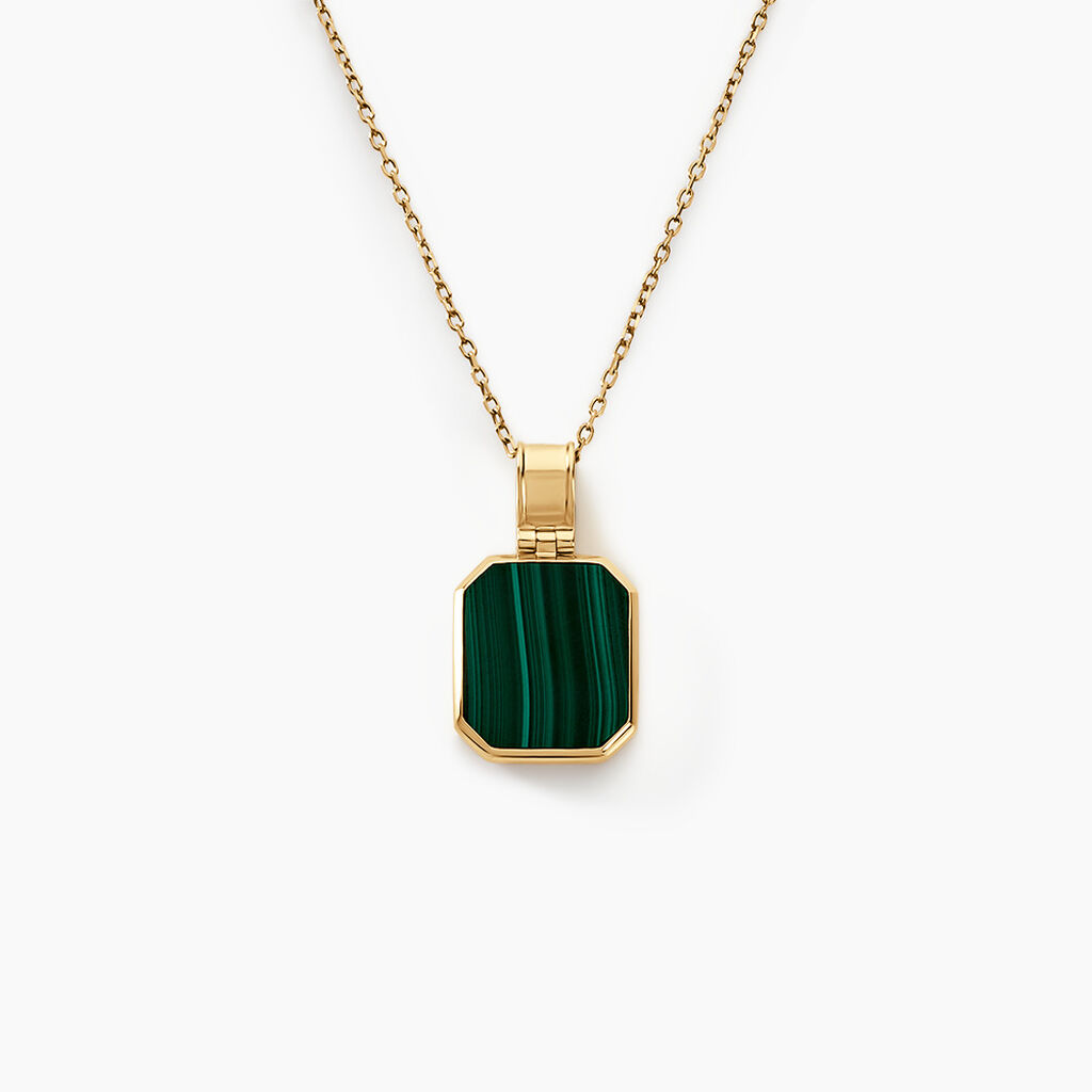 Collier Tertiussa Or Jaune Malachite - Colliers Homme | Histoire d’Or