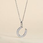 Pendentif Amelot Argent Blanc Oxyde De Zirconium - Pendentifs Femme | Histoire d&rsquo;Or