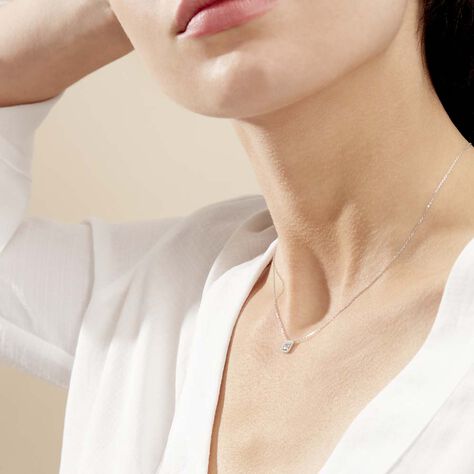 Collier Collection 1986 Or Blanc Diamant - Colliers  | Histoire d’Or