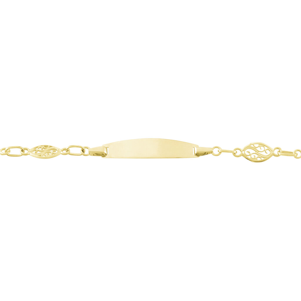Bracelet Identitée Eudoxie Or Jaune - Bracelets Communion Enfant | Histoire d’Or