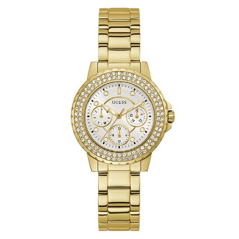 Montre Guess Crown Jewel Blanc - Montres Femme | Histoire d&rsquo;Or