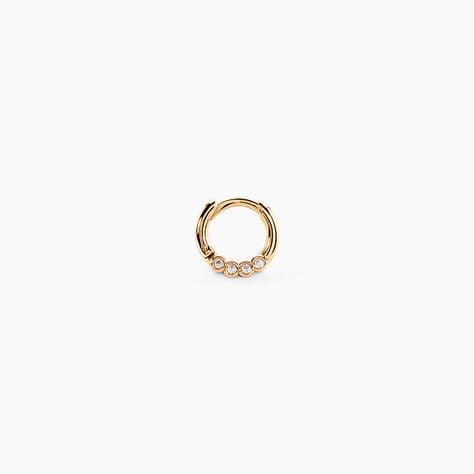 Piercing Lexia Plaqu&eacute; Or Jaune Oxyde De Zirconium - Piercings d'oreilles Femme | Histoire d&rsquo;Or